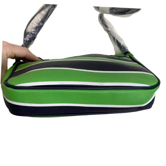 NWT Vera Bradley Flap Crossbody Lucky Stripe Shoulder Strap Handbag - Picture 8 of 14